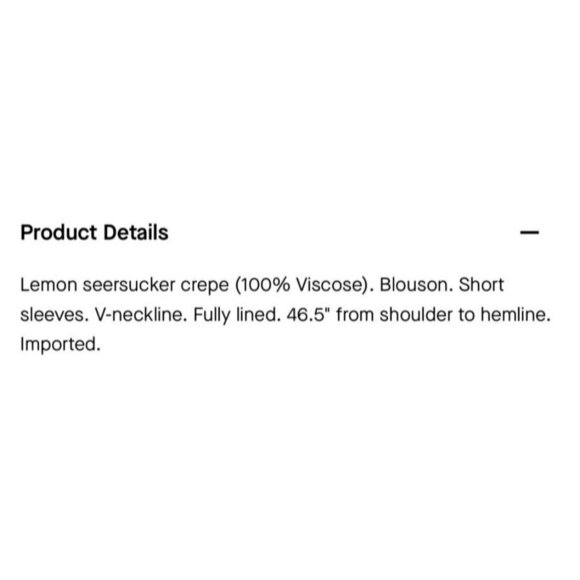 Charli women's lemon yellow crepe viscose belted top size 4 - Picture 8 of 9